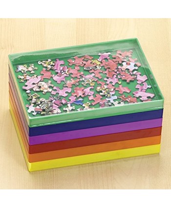Bits and Pieces Puzzle Stack-Em Sorting Trays Puzzle Piece Sorter Puzzle Gift