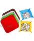 EzonYanGo Puzzle Sorting Trays Woolen Felt Folding Button Style Puzzle Accessories Square Puzzle Piece Sorter for Puzzles Up to 1000 Pieces 6Trays