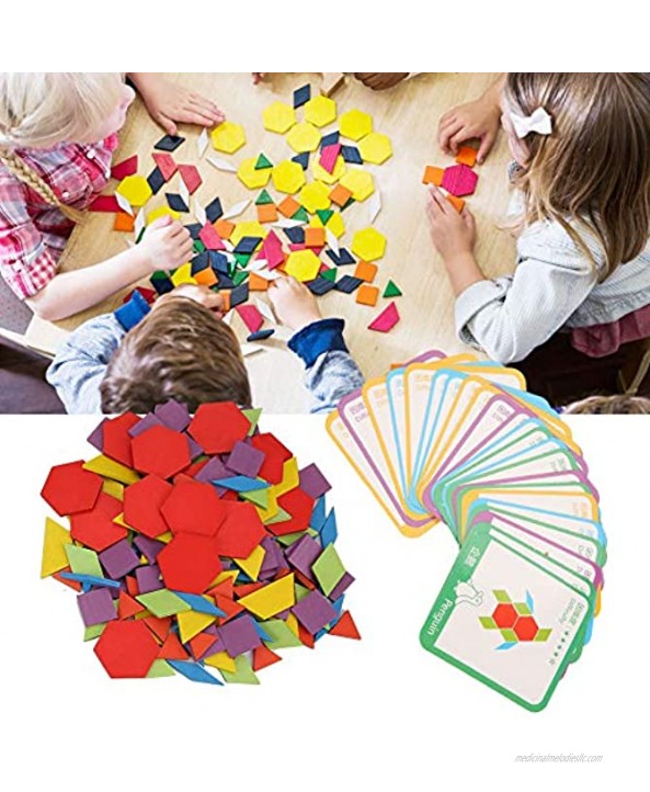 Germerse Puzzle Board Set Colorful Brain Stimulating Toy Tough for Children