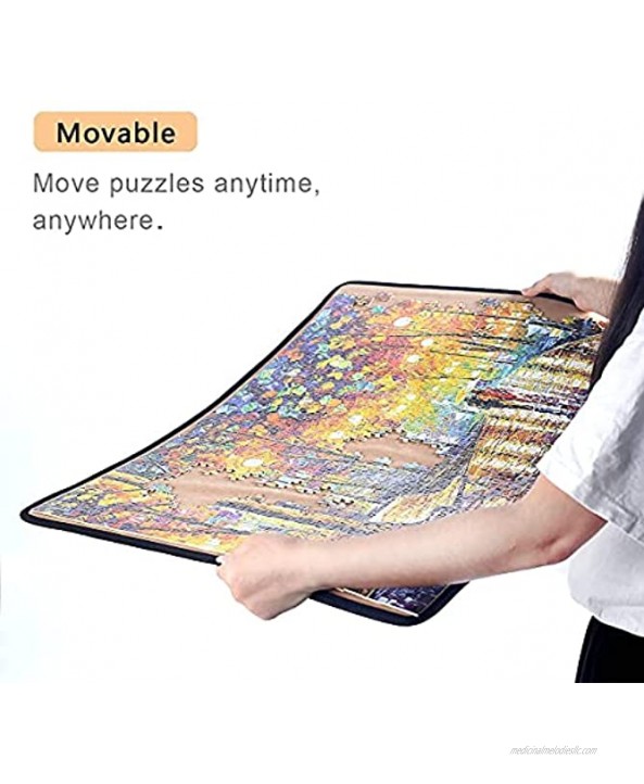 Jigsaw Puzzle Board Puzzle Mat- Ingooood Easy Move Storage Jigsaw Puzzle mat Work Separate Puzzle Board for up to 1,000 Pieces Durable jigboard