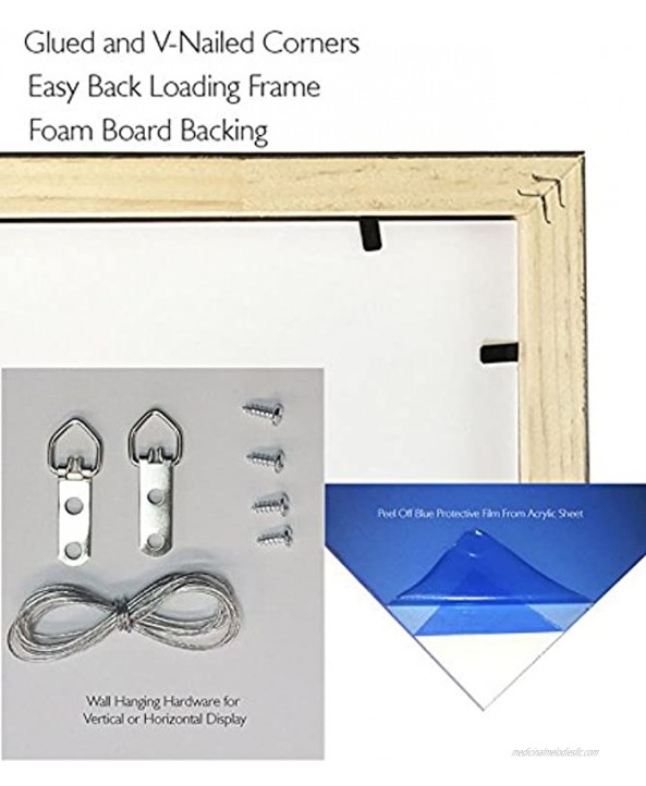 Jigsaw Puzzle Frame Kit Made to Display Puzzles Measuring 19x19 Inches