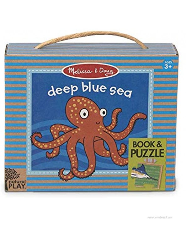 Melissa & Doug Natural Play Children's Book & Game: Deep Blue Sea