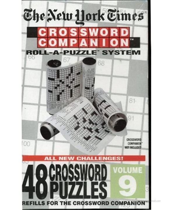 New York Times Crossword Companion 48 Crossword Puzzles On a Roll with Solutions