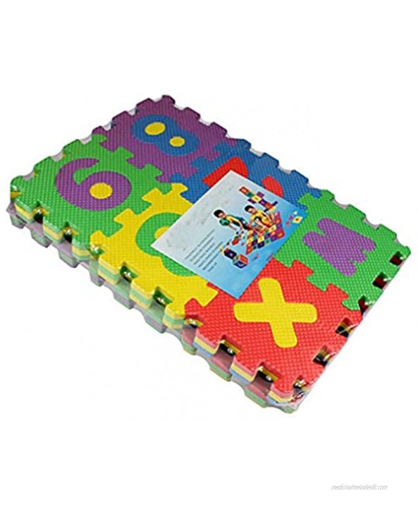 36Pcs Baby Child Number Alphabet Foam Puzzle| Maths Educational Toy Gift for Children