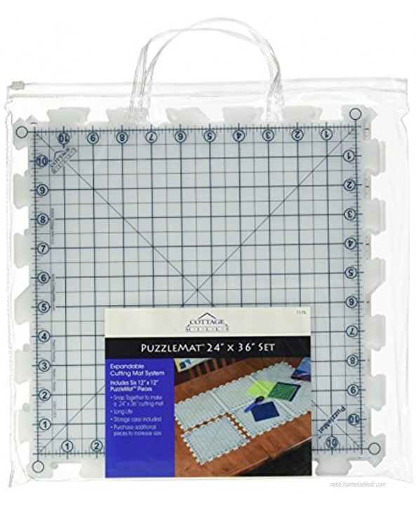 Cottage Mills 24-Inch-by-36-Inch Puzzle Mat Set