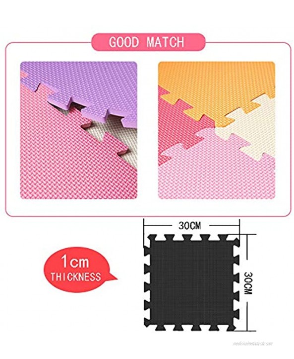 MQIAOHAM Baby Play mats Soft Puzzles Puzzle for jigsaws Shape eva Foam mat eva Floor Gym Floor Furniture Kids Treadmill Water Outdoor Exercise Fitness White Pink Rose Purple 101103109111