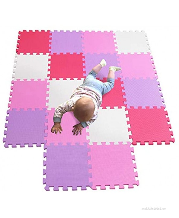 MQIAOHAM Baby Play mats Soft Puzzles Puzzle for jigsaws Shape eva Foam mat eva Floor Gym Floor Furniture Kids Treadmill Water Outdoor Exercise Fitness White Pink Rose Purple 101103109111