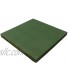 Rubber-Cal "Eco-Safety Interlocking Playground Tiles 2.50 x 19.5 x 19.5 inch 10 Pack 28 Square Feet Coverage Green