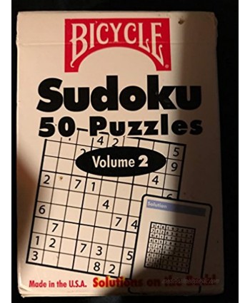 Bicycle Sudoku 50 Puzzles