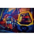 City Tram Graffiti Jigsaw Puzzles Challenging Puzzle Adult Children's Indoor Activity Entertainment Games 500 1000 1500 Pieces 1215 Color : Partition Size : 1000 Pieces
