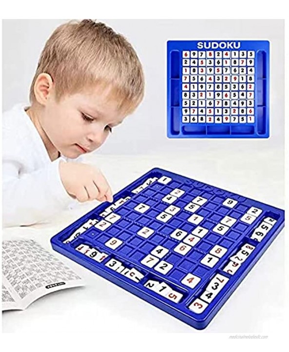 COMFEELING Sudoku Board Game with Book of 120 Sudoku Puzzles Math Brain Teaser Desktop Toys for Kids and Adult