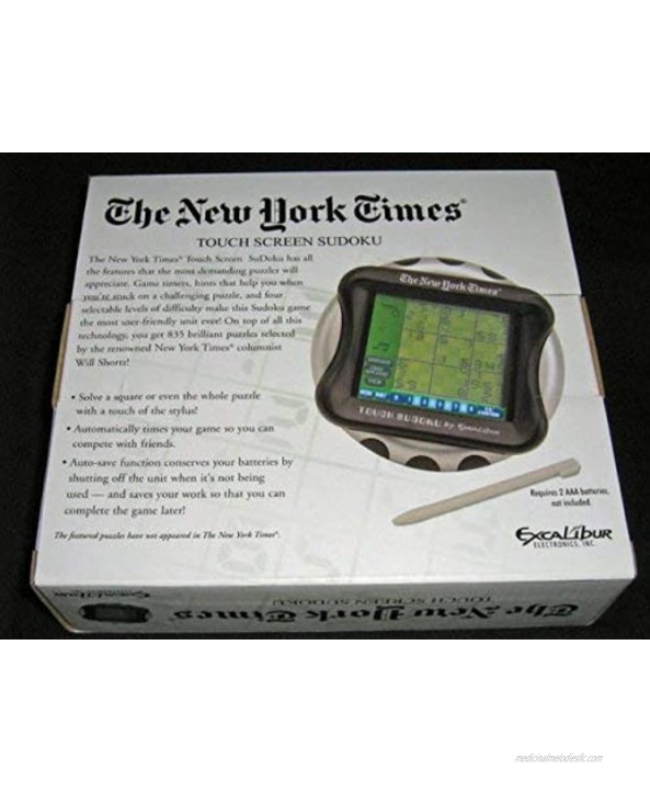 Excalibur NY53 The New York Times Executive Touch Screen Sudoku