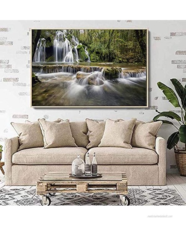 Jigsaw Puzzles France Jura Waterfall Landscape Educational Family Game DIY Toys Gift for Adults Kids 500 1000 1500 2000 3000 Pieces 0224 Color : Partition Size : 500 Pieces