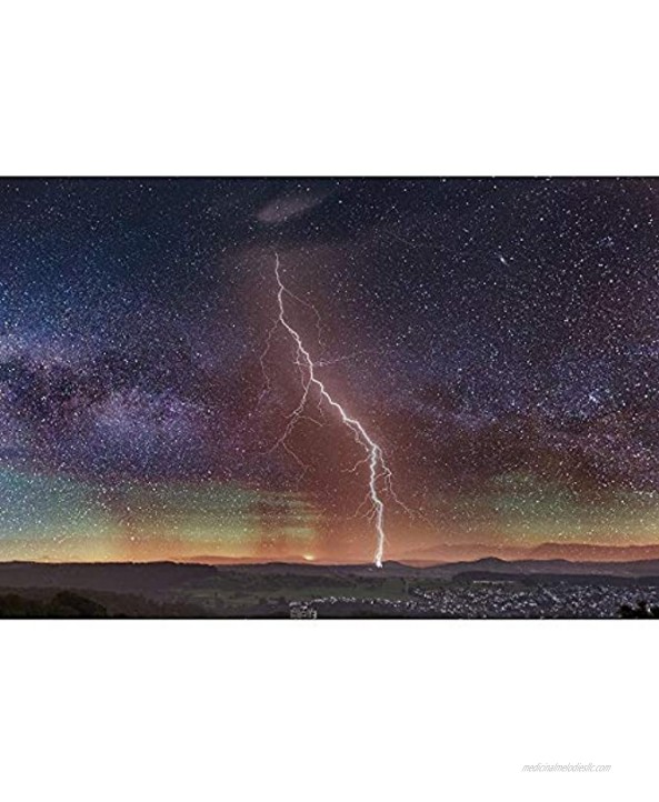 Jigsaw Puzzles Natural Weather Lightning Adult Kids Reduced Pressure Educational Toys 500 1000 1500 2000 3000 4000 5000 6000 Pieces 0109 Color : No partition Size : 2000 Pieces