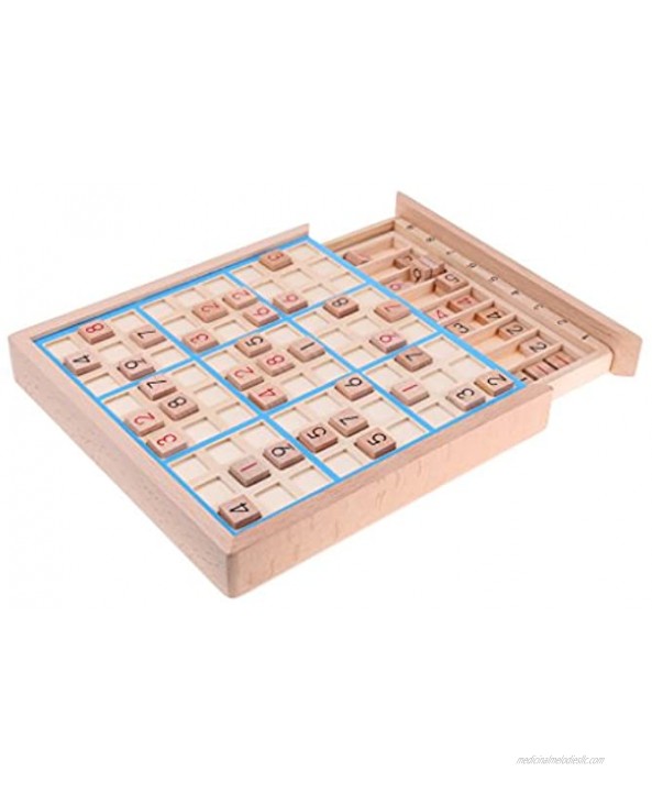 N C Children Board Number Chess Puzzle Digital Sudoku Educational Wooden Kid Toy