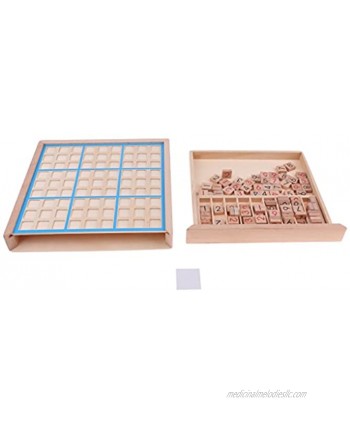 N\C Children Board Number Chess Puzzle Digital Sudoku Educational Wooden Kid Toy