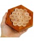 PP-NEST Wooden Math Hexagon Number Puzzle Sudoku Board Game FWPP-01