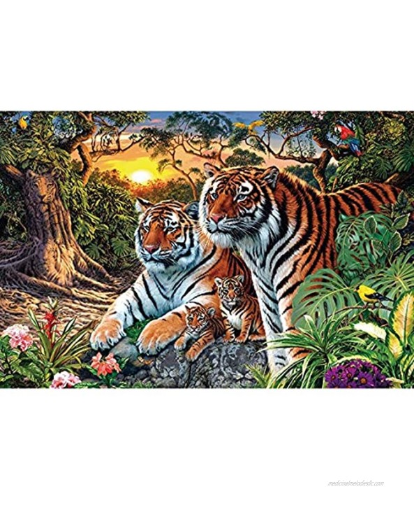 Puzzle Tiger Adult Children Puzzle 500 1000 1500 2000 3000 4000 5000 6000 Gift Puzzle 1204 Color : Letter partition Size : 6000pieces