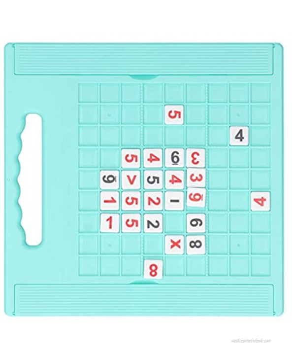 Qqmora Enhance Parent?Child Interaction Durable Sudoku Game Easy to Store Lightweight Gift for ChildrenGreen