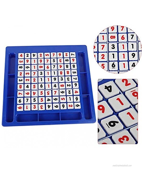 Sudoku Board Children Kids Sudoku Chess Board Game Toy Educational Puzzle Playset Indoor Outdoor for Family Fun & Parties Development Logic Thinking Training