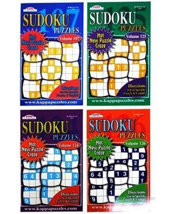Sudoku Puzzles Book [Set of 4]