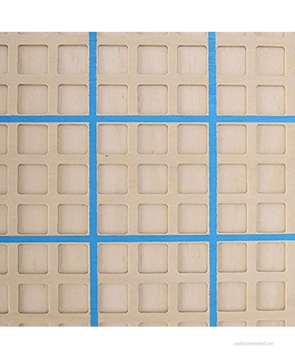 Wooden Sudoku Board with Der Digital Wood Block for Kids Math Brain Teaser Desktop Toys