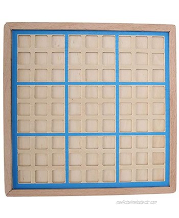 Wooden Sudoku Esoes Toys Wooden Sudoku Game Educational Number Toy Puzzle Board Game with Drawer Wooden Number