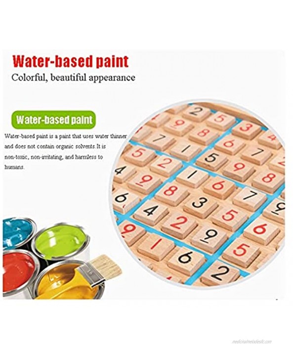 Z-Color Sudoku Game Chessboard Jiugongge Elementary School Children's Educational Toys Brainy Boys and Girls Develop Digital Reading Sudoku Game