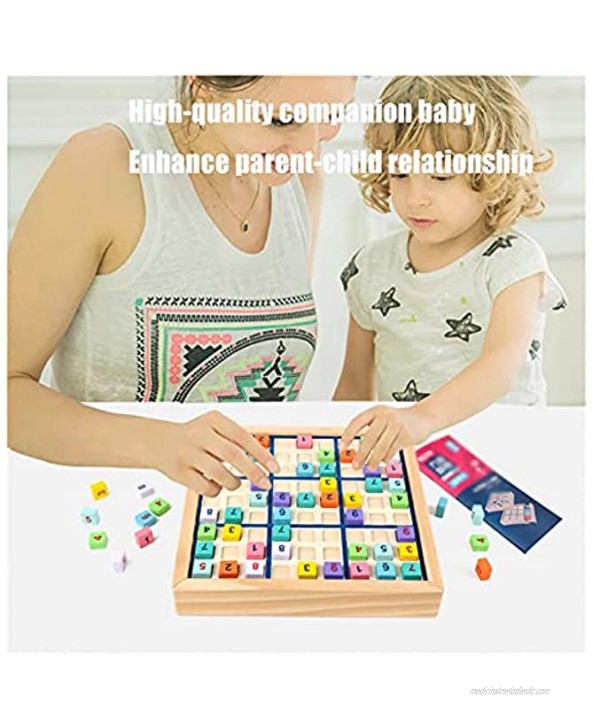 Z-Color Sudoku Puzzle Board Game Educational Toys for 5 6 7 8 9 10 11 12 Years Old Kids Fun Sudoku Logic Game and Brain Teaser Game for Kids and Adult
