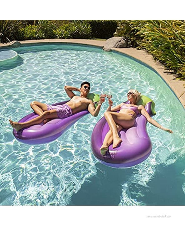 Giant Eggplant Pool Float by Iconic Floats What Do You Meme?