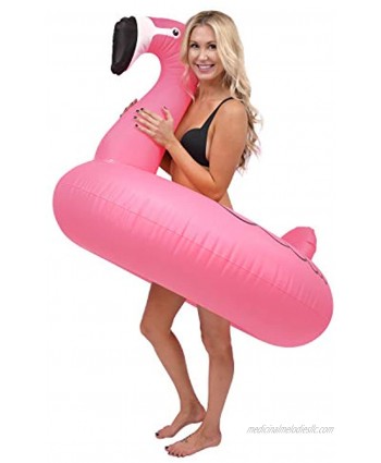 GoFloats Flamingo Pool Float Party Tube Inflatable Rafts for Kids & Adults