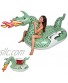 GoFloats Giant Inflatable Pool Floats with Bonus Drink Float Choose from Our Awesome Styles Unicorn Dragon Flamingo Bull and Swan