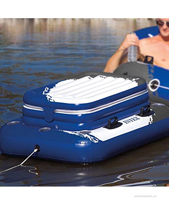 Intex 58821EP Inflatable Mega Chill II 72 Can Beverage Cooler Float With Lid