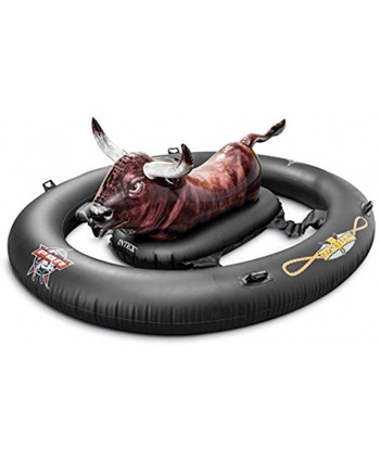 Intex Inflat-A-Bull Inflatable Ride-On Pool Toy with Realistic Printing 94" X 77" X 32" for Ages 9+