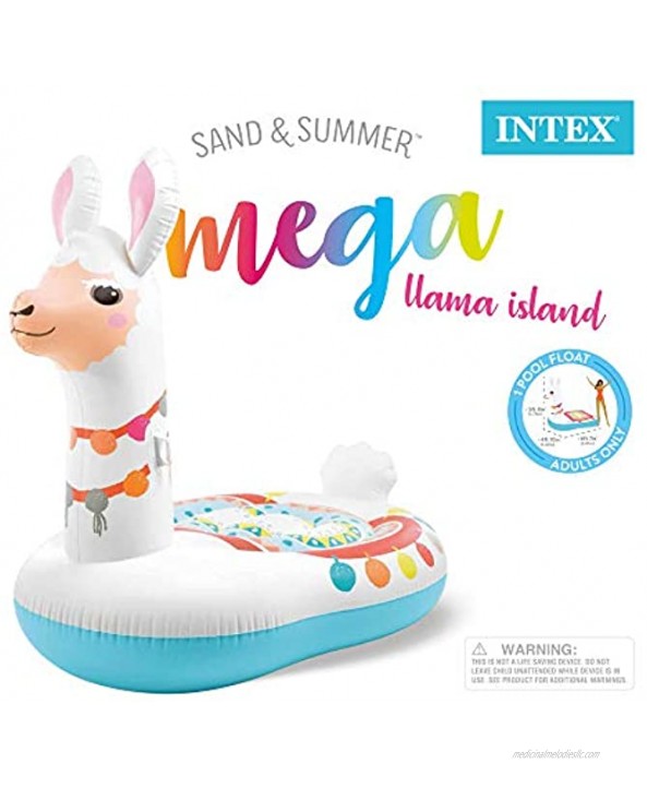Intex Mega Llama Inflatable Island 79in x 58in x 68in Multi