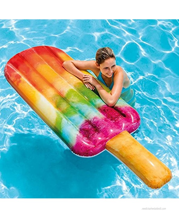 Intex Popsicle Inflatable Pool Float with Realistic Printing 75 X 30