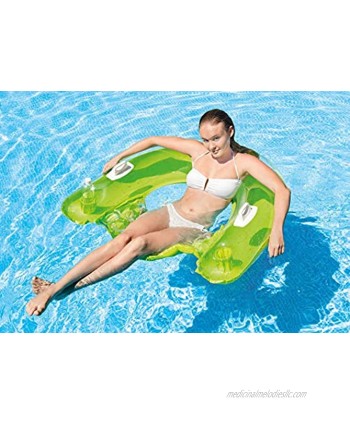 Intex Sit N Float Inflatable Lounge 60" X 39" Colors May Vary2 Pack