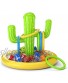 Jasonwell Inflatable Cactus Drink Holder Float Floating Beverage Salad Fruit Serving Bar Inflatable Ring Toss Game Set Pool Float Party Favors Accessories Water Fun Toys for Kids Adults