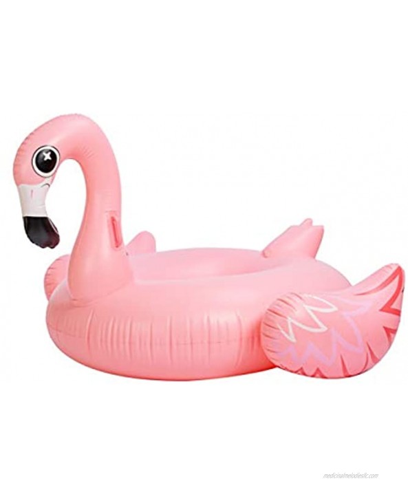 JOYIN Giant Inflatable Luxurious Flamingo Pool Float Fun Beach Floaties Swim Party Toys Pool Island Summer Pool Raft Lounge for Adults & Kids