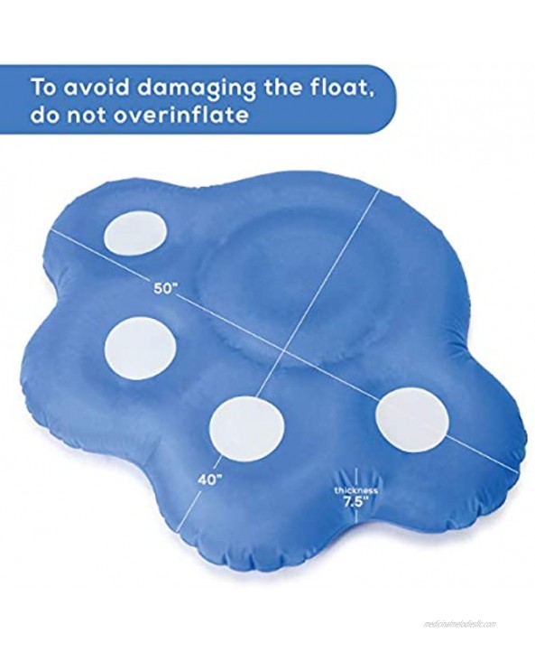 Milliard Dog Float for Pool Inflatable Stay Dry Float for Dogs