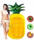 Pineapple Pool Floats for Adults Kids Giant 71” Inflatable Pool Floaties for Swimming Pool Kids Pool Float Swimming Pool Party Toys Summer Pool Raft Lounge Floaties for Adult