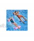 Pool Hammock Floats for Adults 4in1 Multi-Purpose Water Hammock Inflatable Pool Float 2Pack Summer Pool Lounger Chair,Exercise Saddle,Hammock,Indoor&Outdoor Toddler Water Game,Drifter with Air Pump