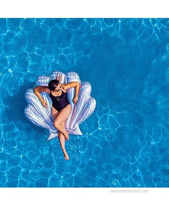 PoolCandy Holographic Deluxe Seashell Float