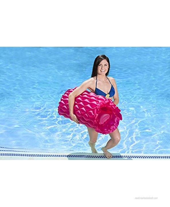 Poolmaster Roll 'N Go Swimming Pool Mattress Float Pink