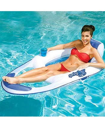 Swimways Spring Float Recliner 13018 Colors Vary