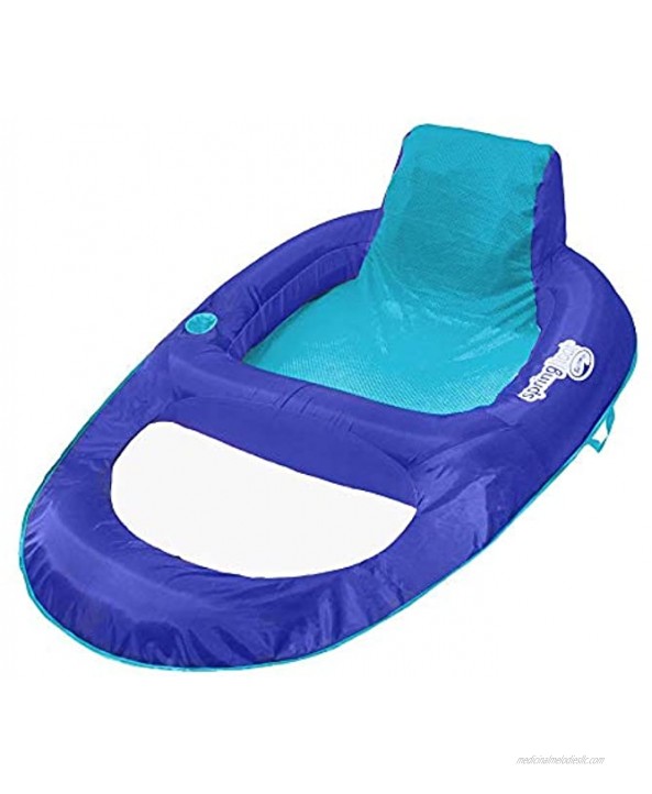 SwimWays Spring Float Recliner XL Extra Large Swim Lounger for Pool or Lake