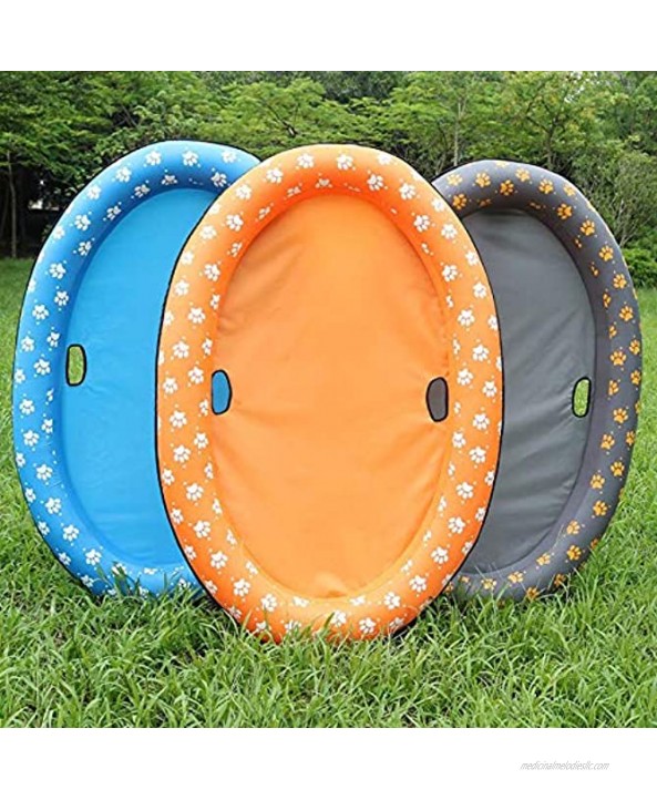 Vercico Inflatable Pool Float for Dogs and Puppies Large Contemporary Pet Dog Cat Swimming Pool Float Ride on Blue