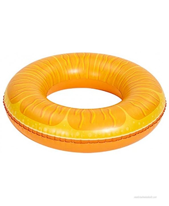 Inflatable Pool Floats Fruit Tube Rings 4 Pack Fruit Pool Tubes Pool Floaties Toys Beach Swimming Party Toys for Kids and Adults