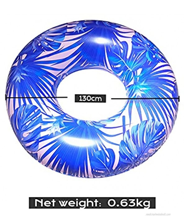 Inflatable Tropical Leaves Swimming Ring 51''