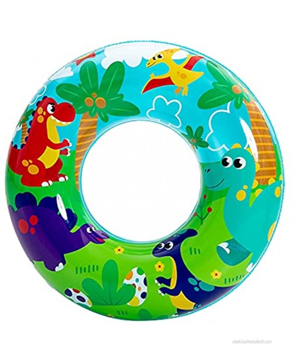 JOYIN 3 Pack 26'' Rainbow Unicorn Pool Rings Baby Pool Swimming Rings for Kids Inflatable Tubes Summer Fun Water Toys for Kids Party Fun Beach Outdoor Party Supplies